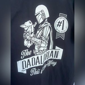 Star Wars dadalorian T-shirt. Black